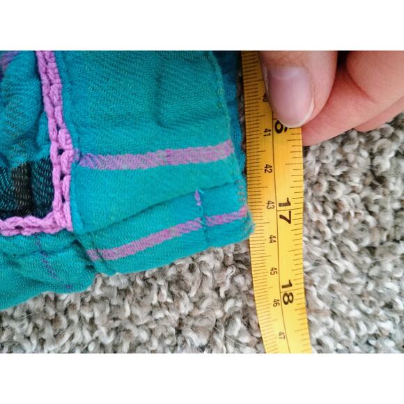 Sundance Truly Tartan Plaid Flannel Pajama Pants boho 90s vintage style vibrant - Picture 10 of 11